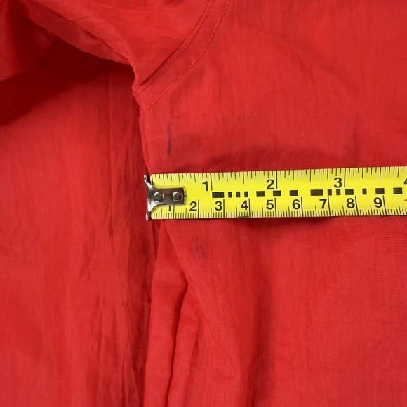 Vintage Champion Manchester Indians Pullover Windbreaker Jacket Men's L Red 90s - Picture 10 of 12